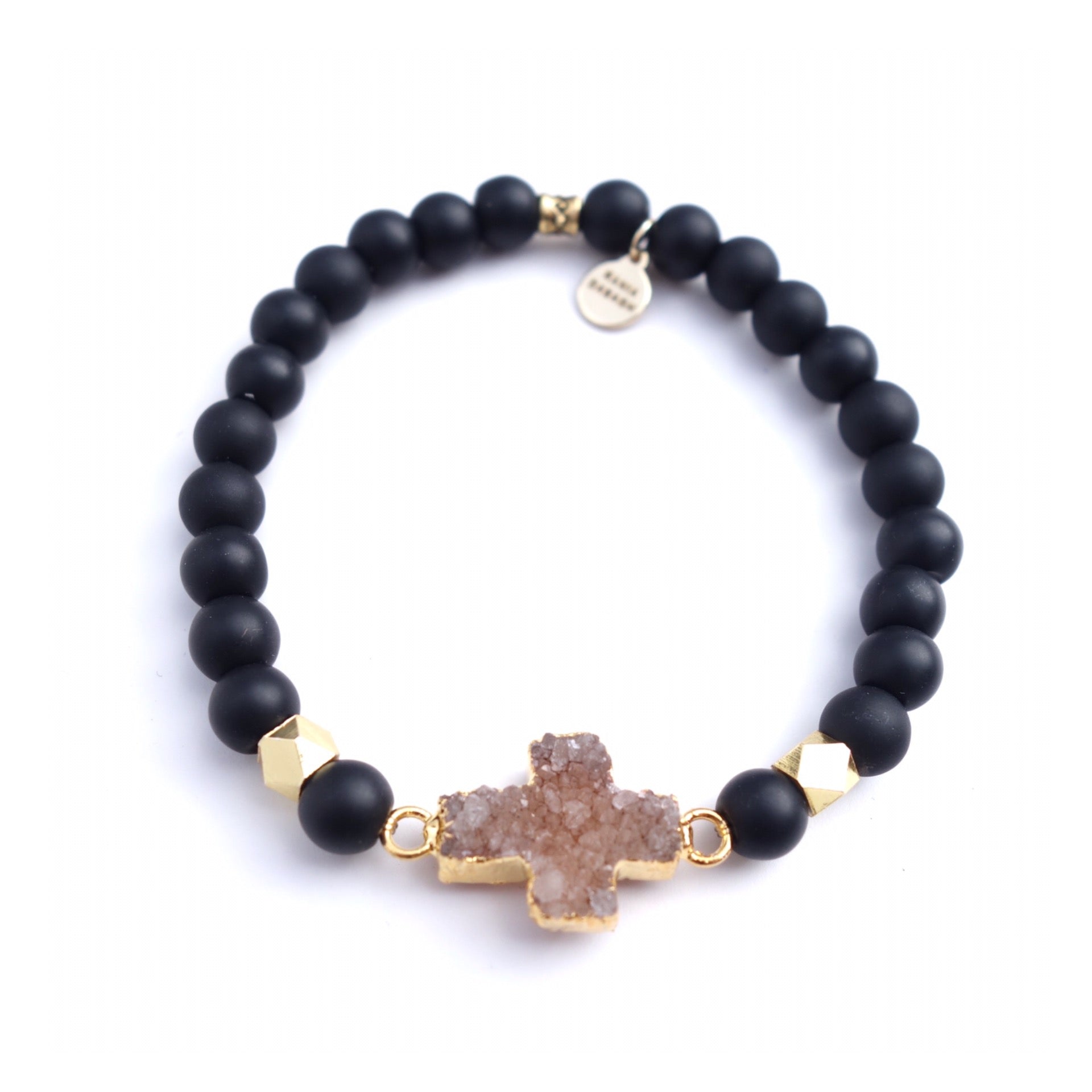 Faith Petite Bracelet - Matte Black / Standard size / 