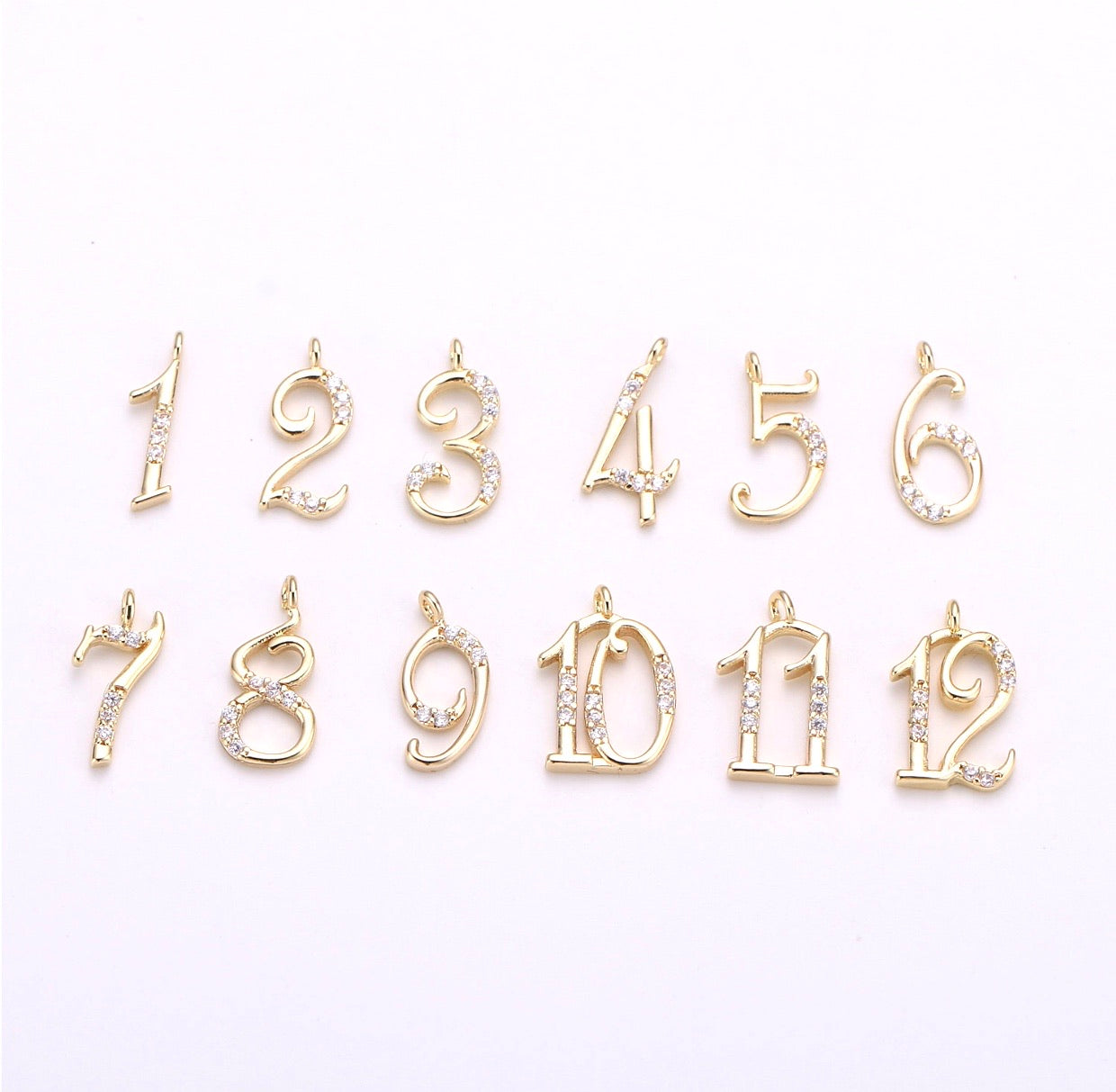 Number Charm - Rania Dabagh Jewelry