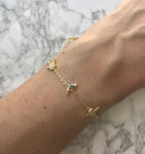 Lila Charm Bracelet - Rania Dabagh Jewelry
