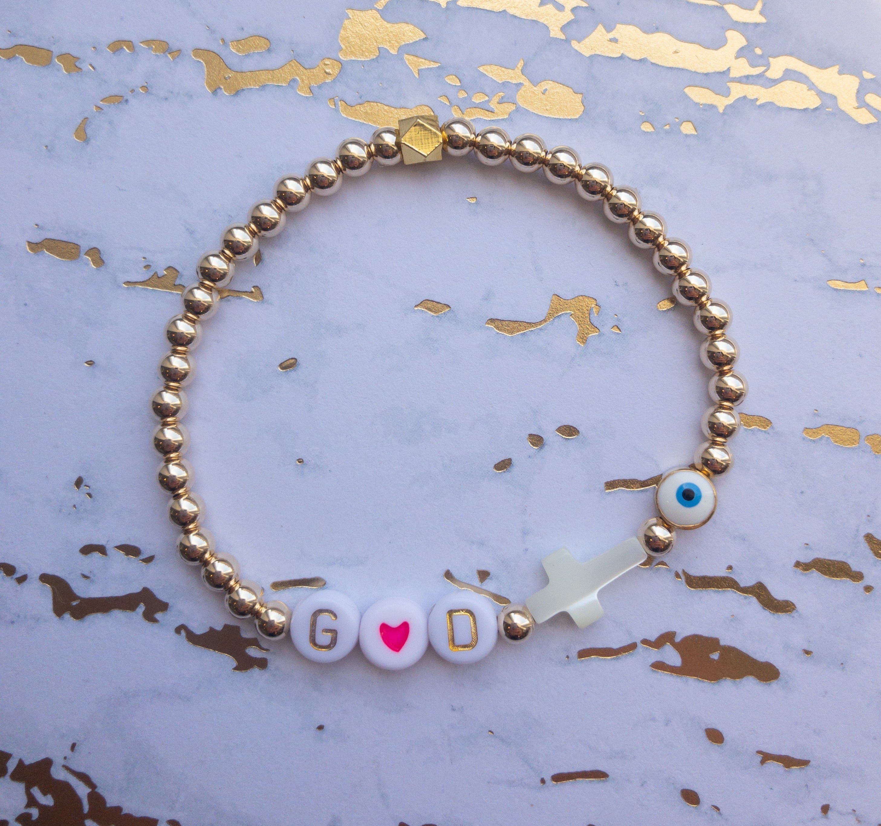 God is Love Bracelet - Rania Dabagh Jewelry