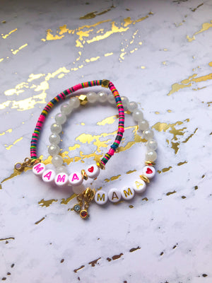 MAMA Moonstone Bracelet - Rania Dabagh Jewelry