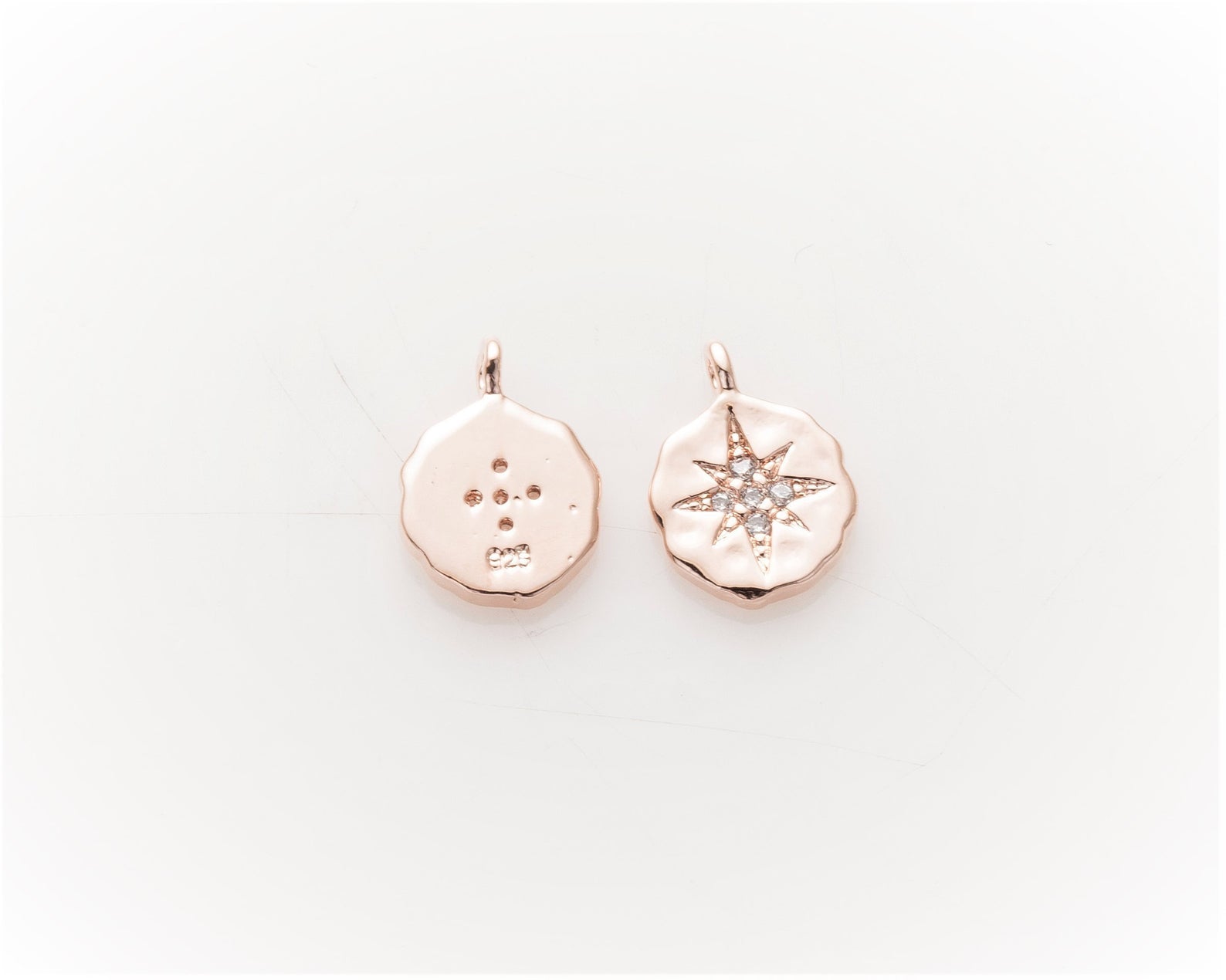 Rose gold north star charm - Rania Dabagh Jewelry