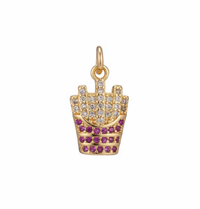 French Fries Charm - Rania Dabagh Jewelry