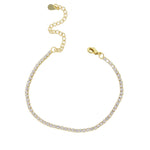 Gold Tennis Bracelet - Rania Dabagh Jewelry