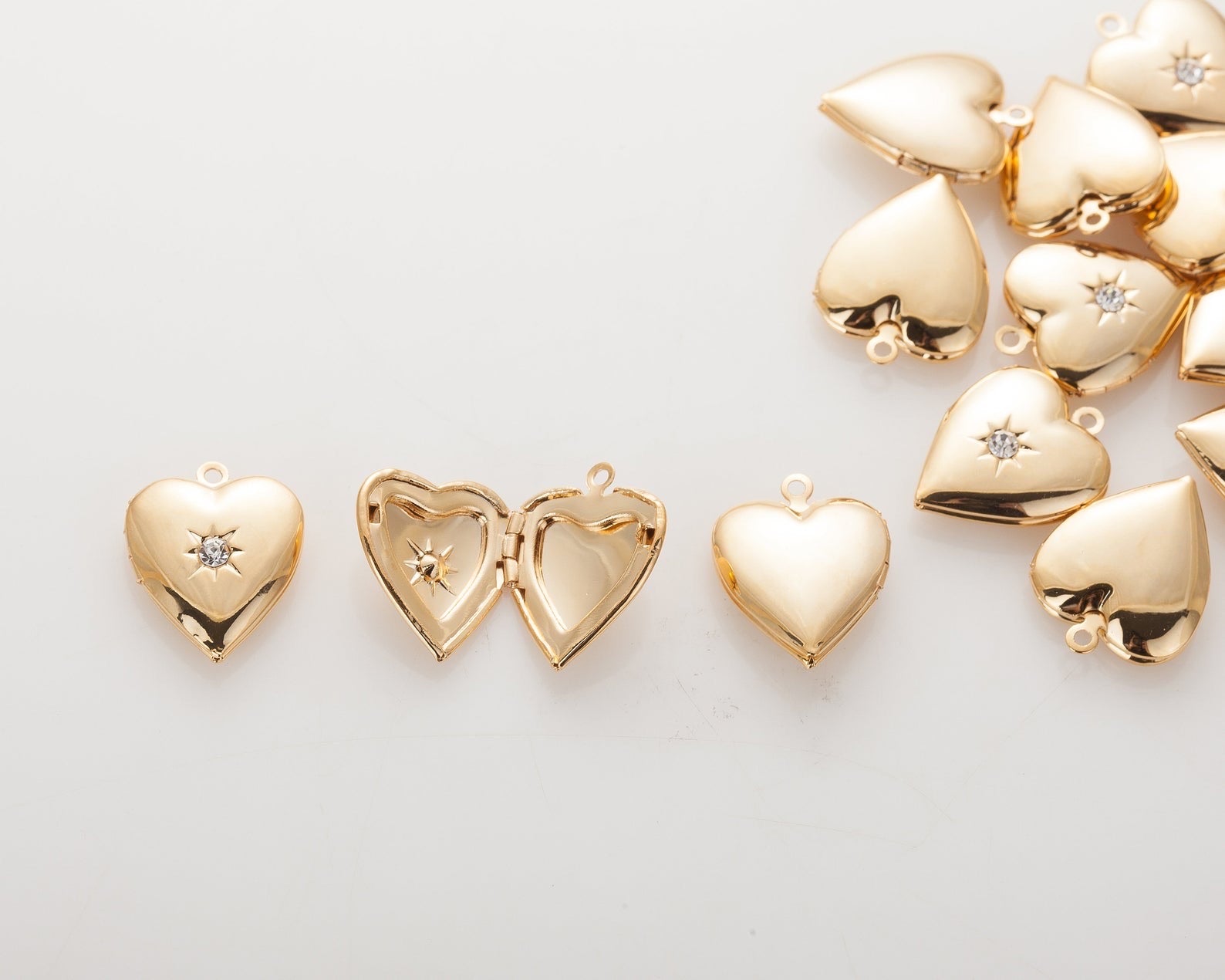 Heart Locket Charm - Rania Dabagh Jewelry