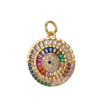 Rainbow Evil Eye Charm - Rania Dabagh Jewelry