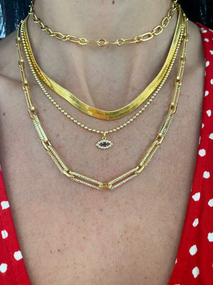 Herringbone Necklace - Rania Dabagh Jewelry