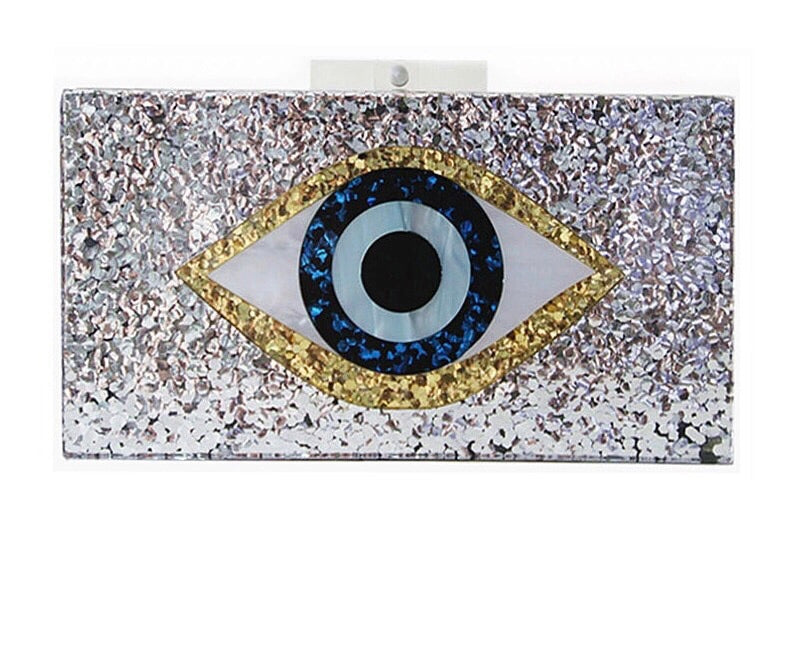Eye See You Clutch - Rania Dabagh Jewelry